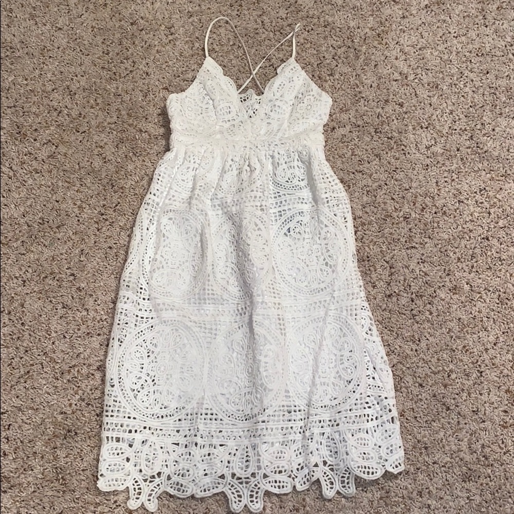 White Lace Dress